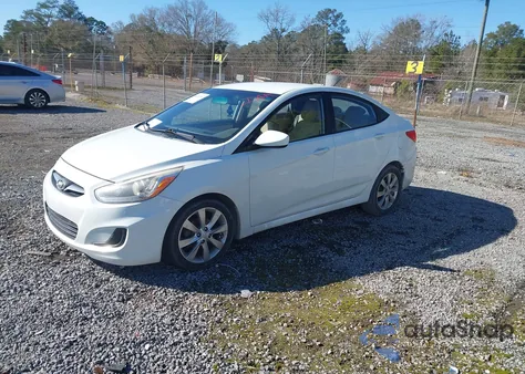 2014 Hyundai Accent Gls from USA, damaged, VIN KMHCU4AE8EU626796